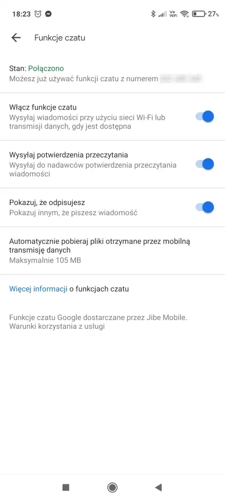 Przełączniki potwierdzeń odczytu i wskaźnika pisania